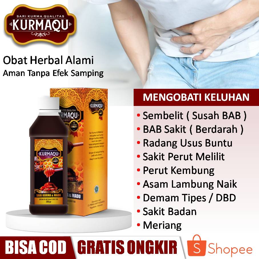 Kurmaqu Original - Obat Pelancar BAB, Sembelit Anak Dan Dewasa, BAB Sakit, BAB Berdarah, Sakit Perut
