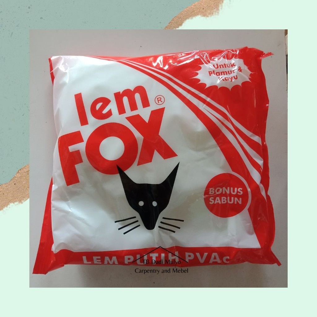 

Lem Fox Putih Merah 800 gram Lem Kertas / Kayu
