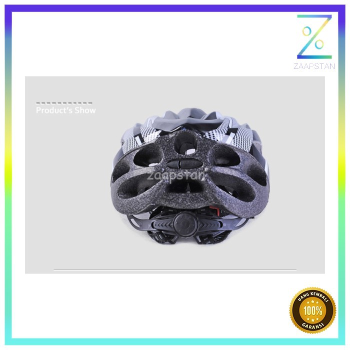 TaffSPORT Helm Sepeda EPS Foam PVC Shell - x10 - Gray