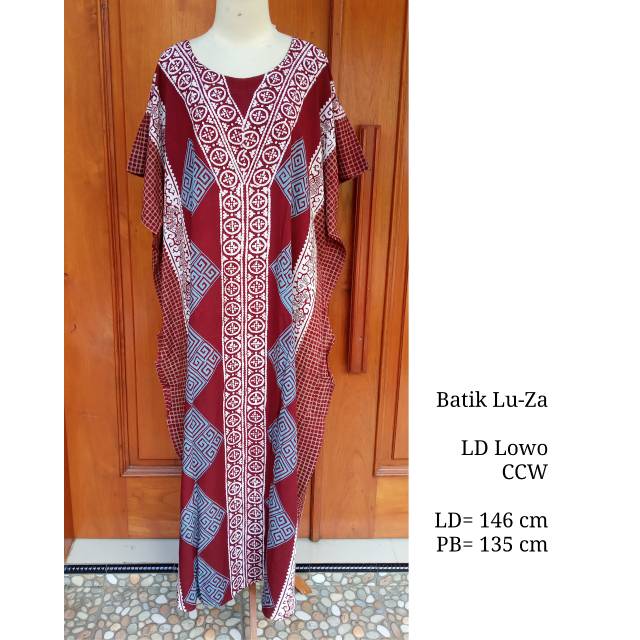 Batik Luza Lu-Za Daster Longdress Lowo Kelelawar CCW
