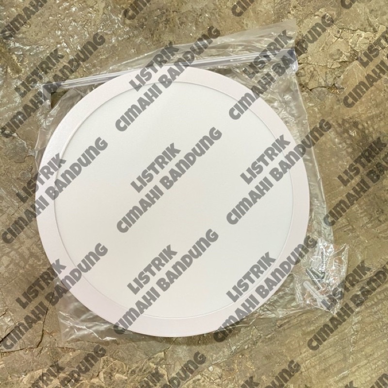 LED PANEL lampu downlight LED Outbow tempel 12watt Cahaya Putih 220volt