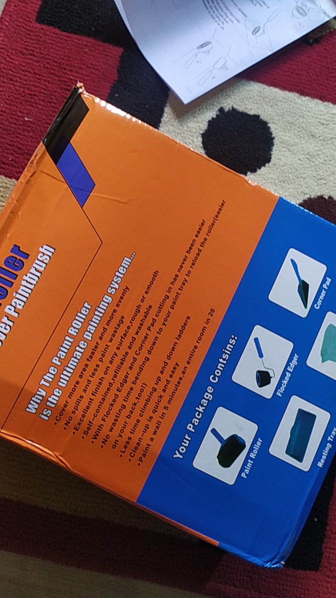 Paint Roller Pro Roll Cat Tembok Otomatis Anti Tumpah