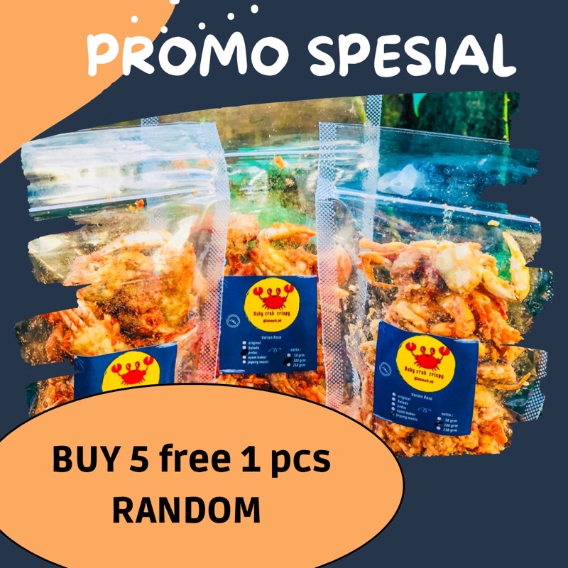 

BABY CRABS KRISPI ukuran 50 gram / Promo / Murah / Enak