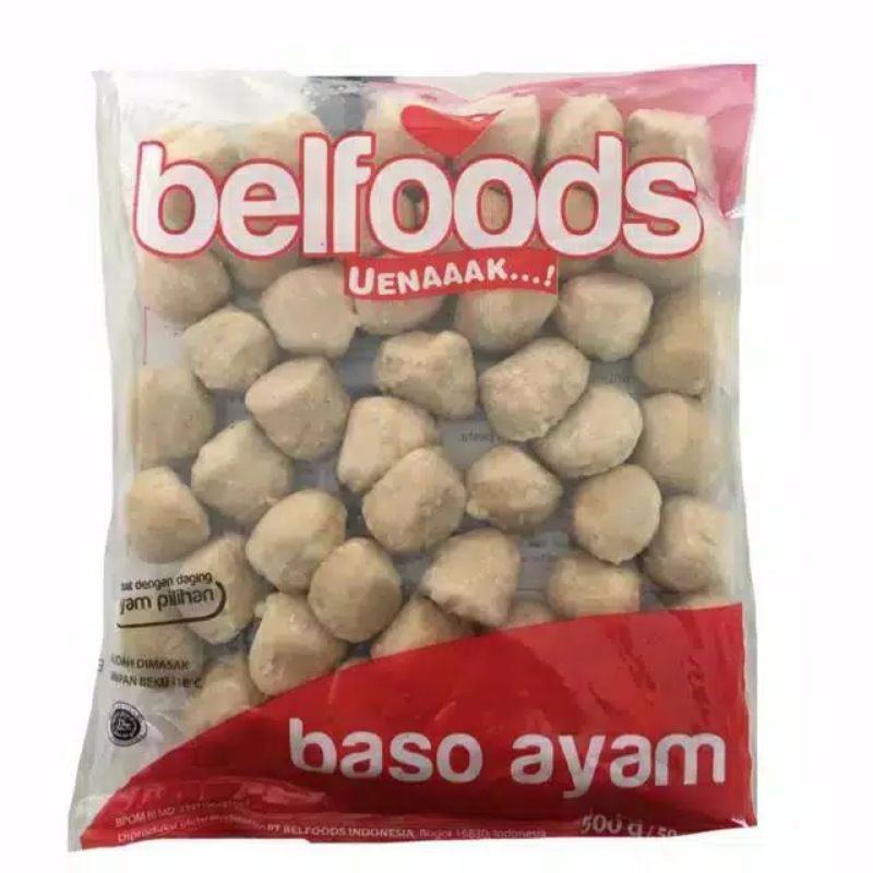 

Baso Ayam Belfoods berat 500g