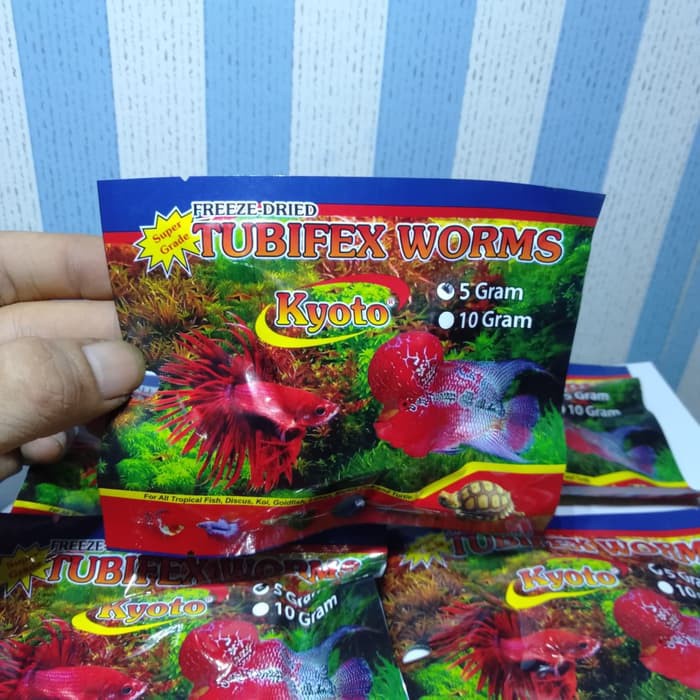 Cacing Sutra Kering Tubifex Worms Kyoto 5Gr Cacing Kering