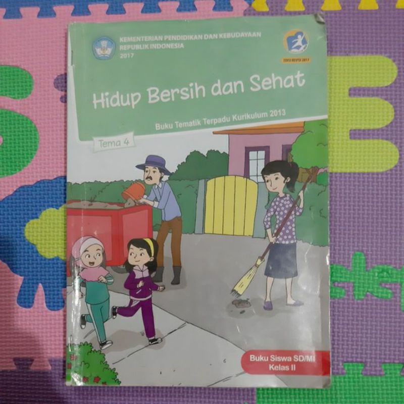 Buku Hidup Bersih dan Sehat Tema 4 kelas 2 SD