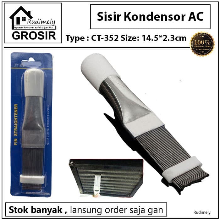 sisir kondensor ac / fin straightener ac / kondensor ac