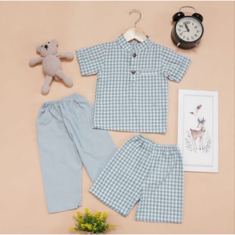 RAMIES SET // SETELAN ANAK // BAJU ANAK COWO // BAJU ANAK 3IN1