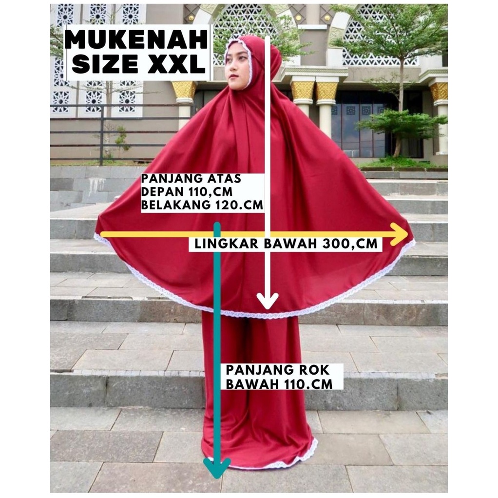 PROMO MUKENAH JUMBO XXL/MUKENAH  HYGET/MUKENAH MURAH/MUKENAH AMPLOP/MUKENAH PREMIUM DEWASA