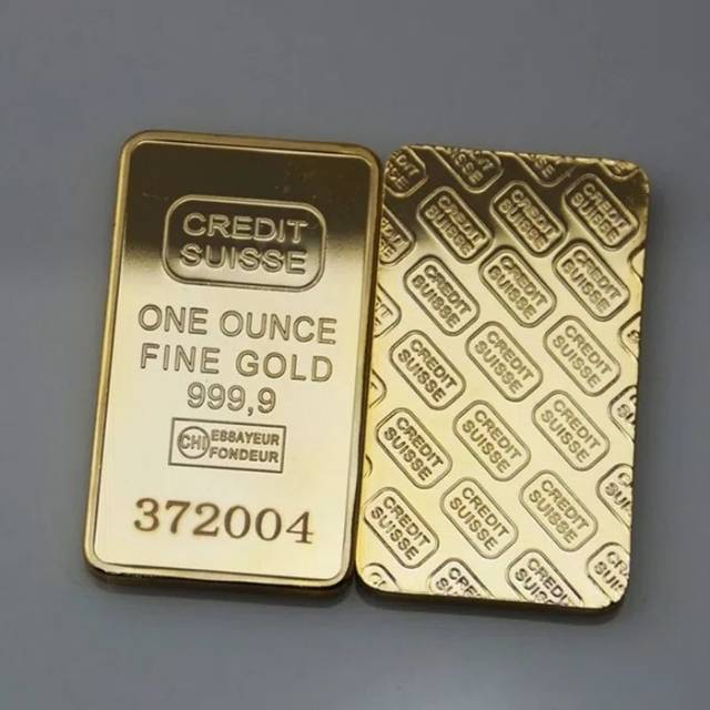 Grosir (SSC) Replika emas batangan credit suisse Premium Termurah