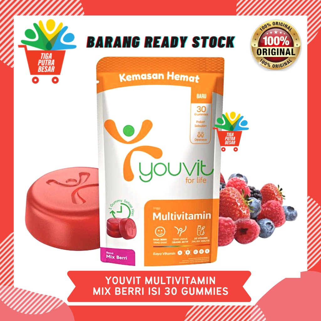 YOUVIT MULTIVITAMIN DEWASA ISI 30 PCS GUMMY