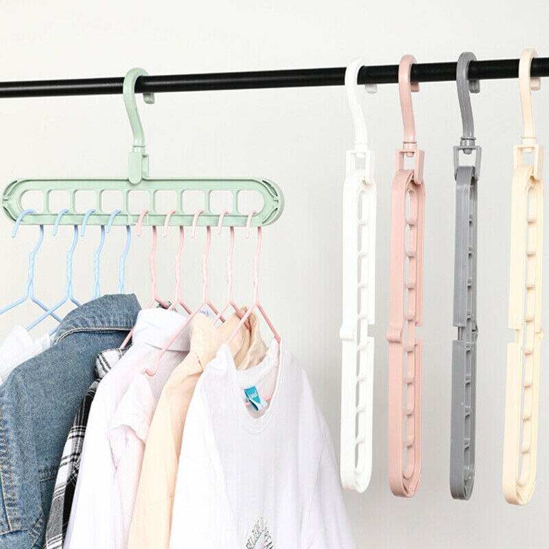 Magic Hanger Instan Gantungan Baju Lemari Pakaian Wonder Hanger 9 in 1 Ajaib [pm]