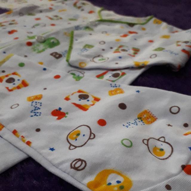 K-TA SNI 3 pcs Atasan Lengan Panjang MOTIF Newborn Shaqueen Katun Kaos Baju Bayi