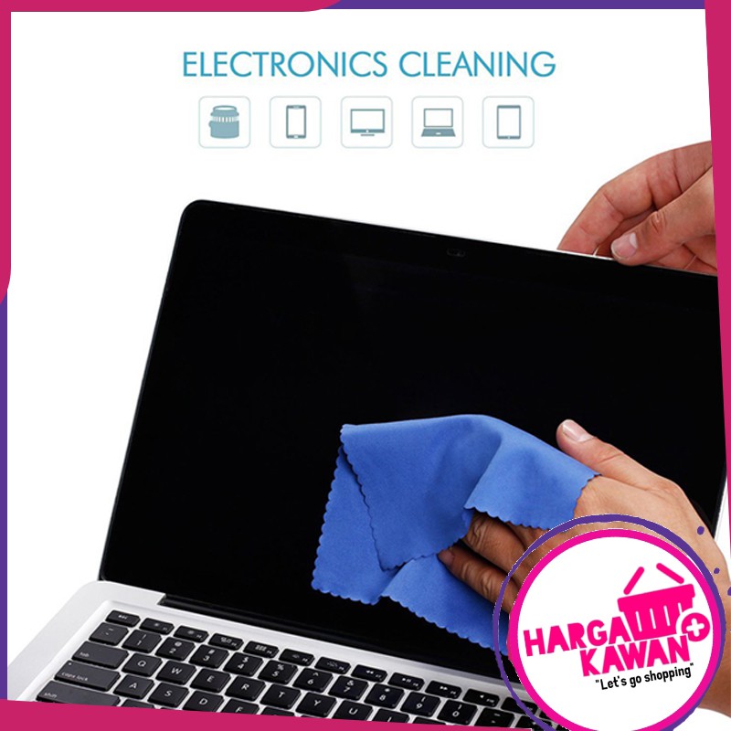 Kain pembersih Kacamata dan Layar Handphone Microfiber