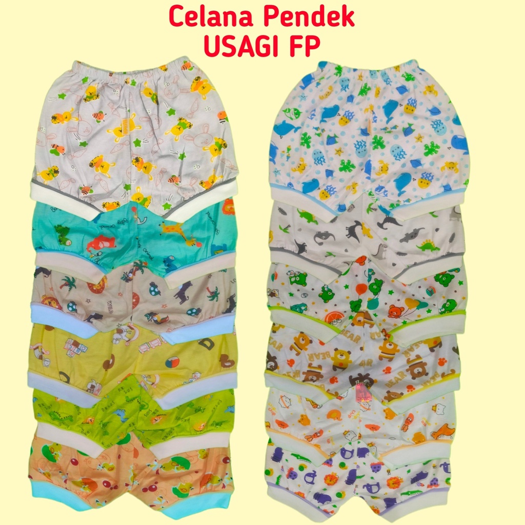 Celana Pendek Bayi USAGI Fullprint