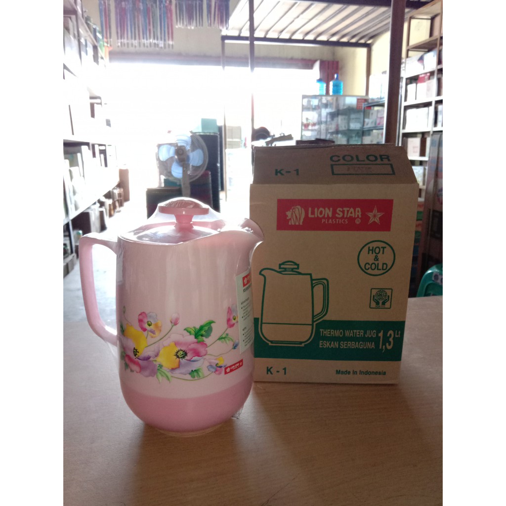 TEKO PLASTIK WATER JUG LION STAR 1,3L