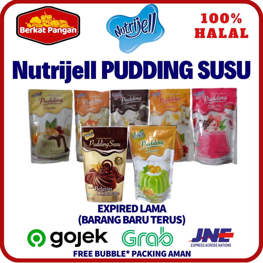 Nutrijell Pudding Susu Jelly Agar Pudding Powder