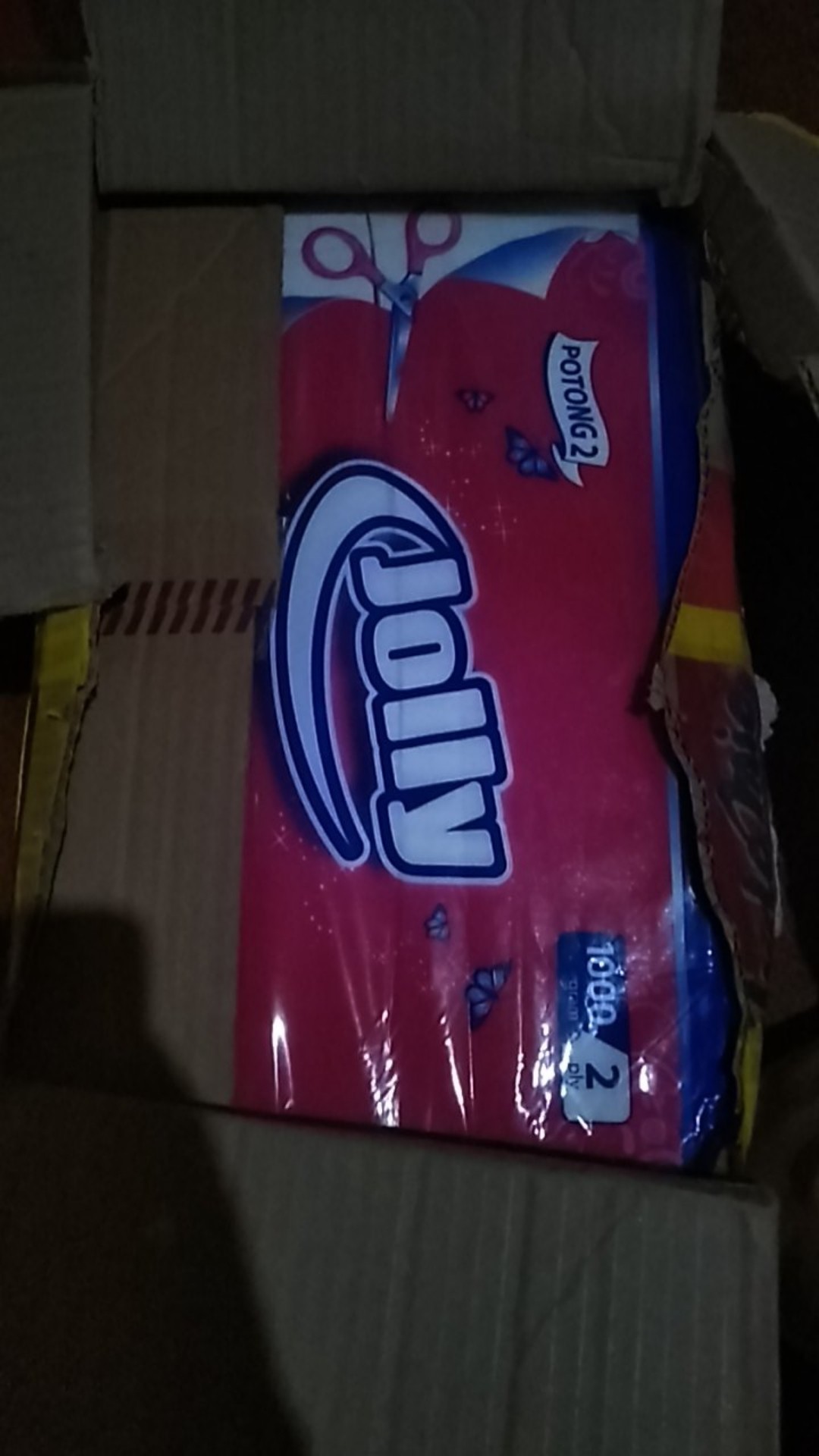 Jolly Potong 2 Facial Tissue 2ply 1000gr