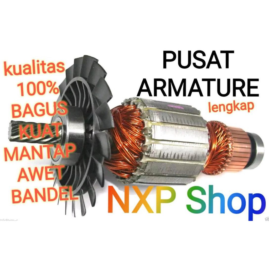 Armature Angker For Mesin Rotary Hammer Makita Hr 2230 Suku Cadang Shopee Indonesia