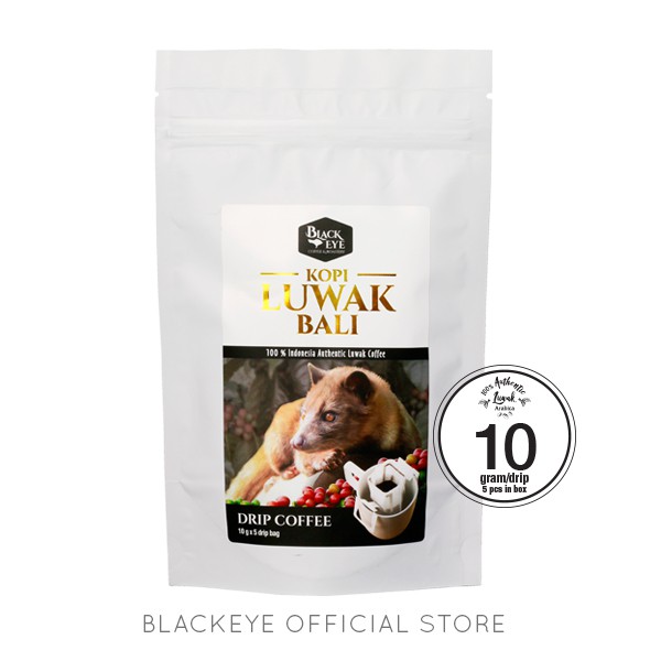 

Black Eye Kopi Arabika Luwak Drip 5x10gr