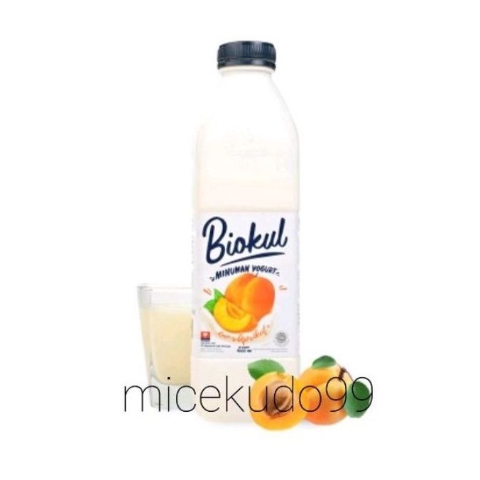 

BIOKUL YOGURT DRINK 1 LITER APRICOT / MINUMAN YOGHURT APRIKOT