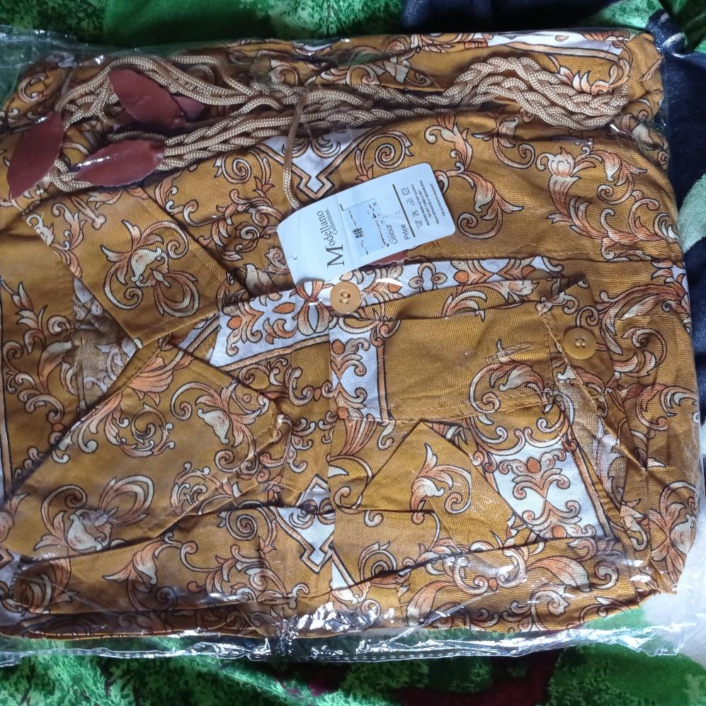 Tunik Edita Sultan Kerah Jumbo Xxl Busui Bumil Belt Batik Katun Rayon Adem Bigsize Kancing Murah