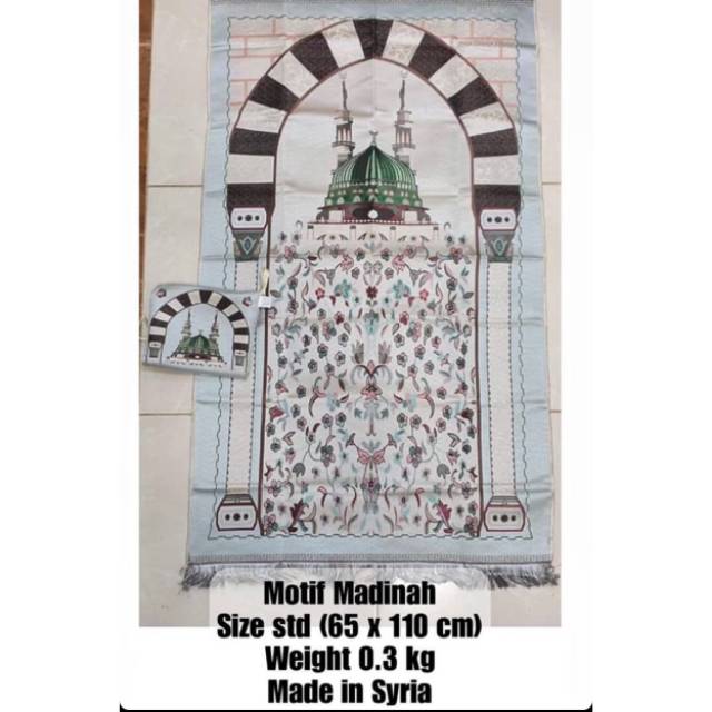 Sajadah Motif Madinah asli Syria