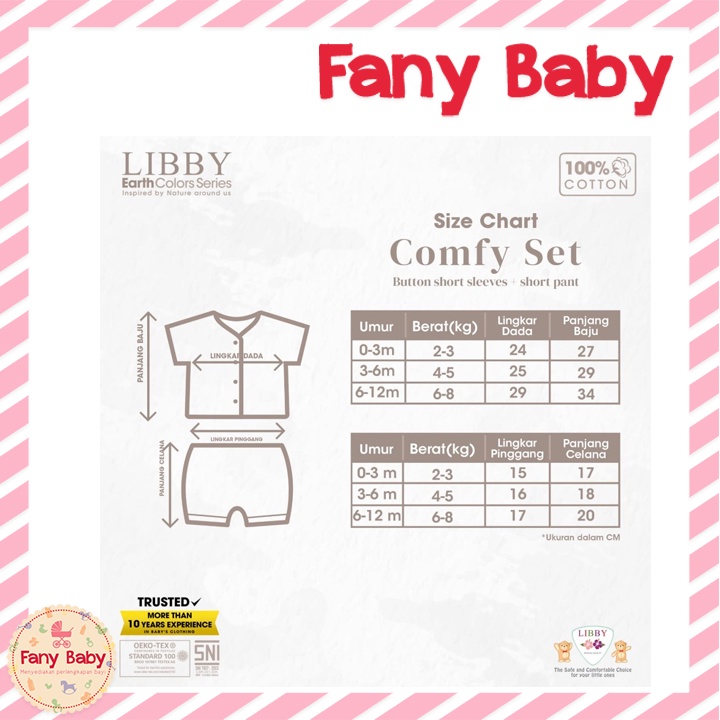 LIBBY EARTH COMFY SET 2 SERIES PENDEK (NEW)