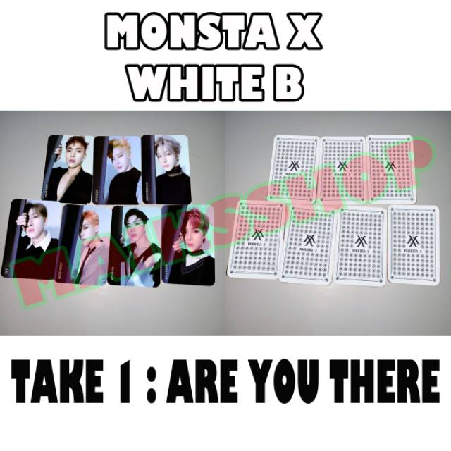 Monsta X Take 1 Are You There Photocard Kpop