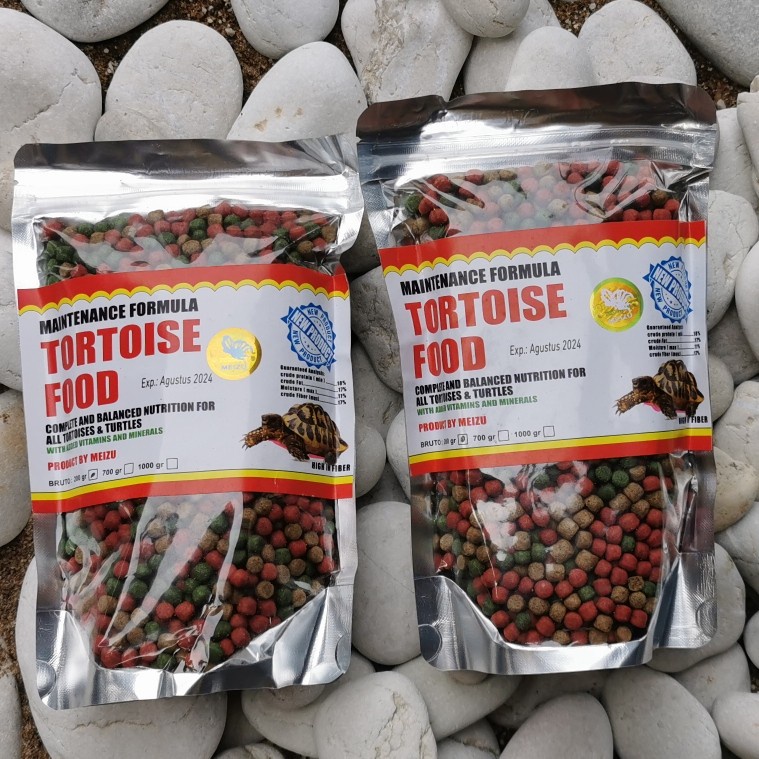 Meizu Tortoise Food 200 Makanan Kura Kura Darat Torto Sulcata Pardalis