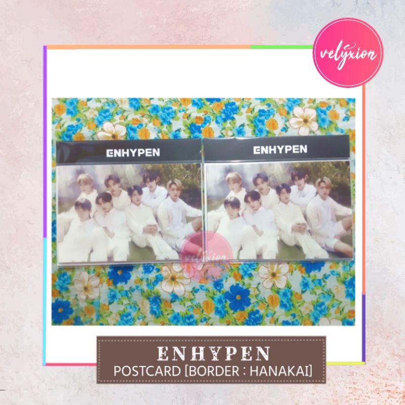 Enhypen - Border : Hanakai merch postcard