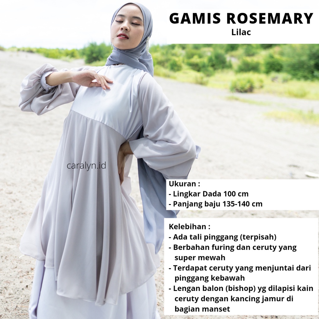 SUPER SALE GAMIS WANITA TERBARU KEKINIAN KONDANGAN VELVET ROSEMARY GAMIS CERUTY DRESS