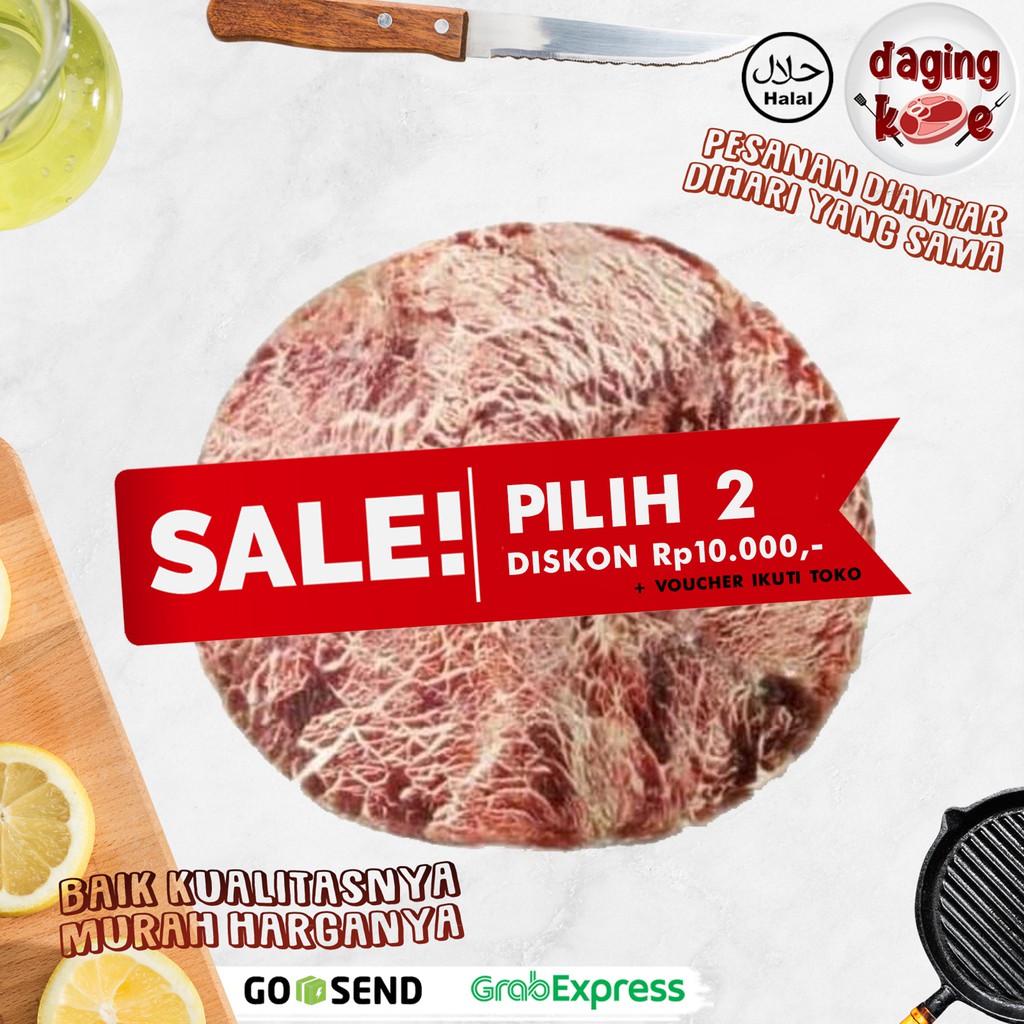 

DAGING SAPI RIBEYE ROUND MELTIQUE STEAK 200 gr DK060