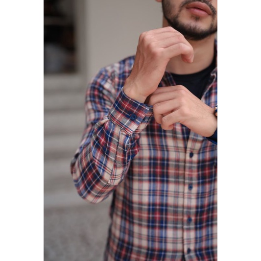 Mubeng X Bleed Limited Kemeja Flannel Code 07
