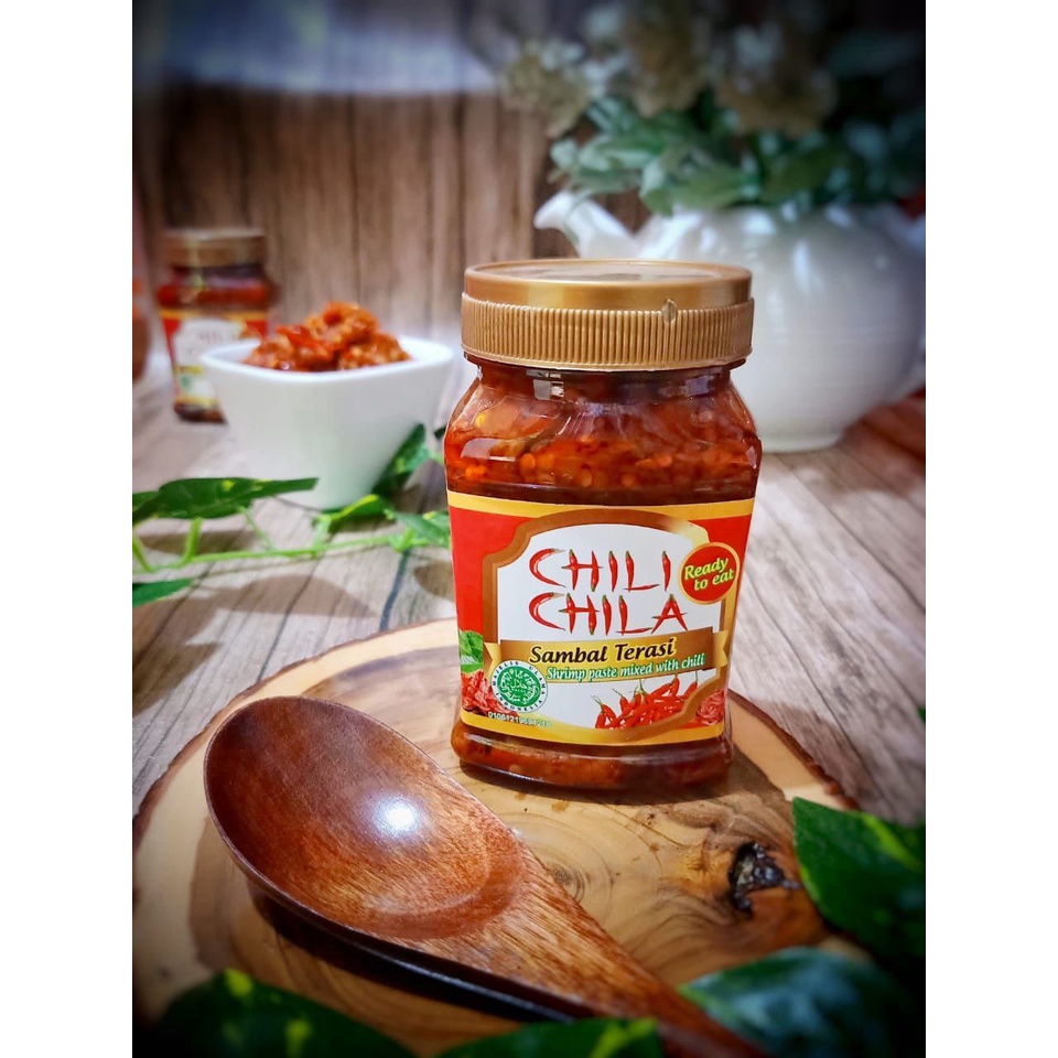 

SAMBAL TERASI CHILI CHILA Sambel Kemasan Rasa Rumahan Enak Pedas Halal Murah