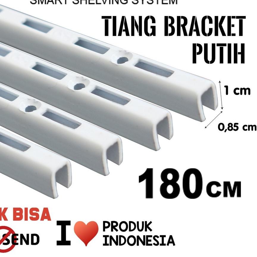 ❆ TIANG BRACKET PUTIH 180CM ➬