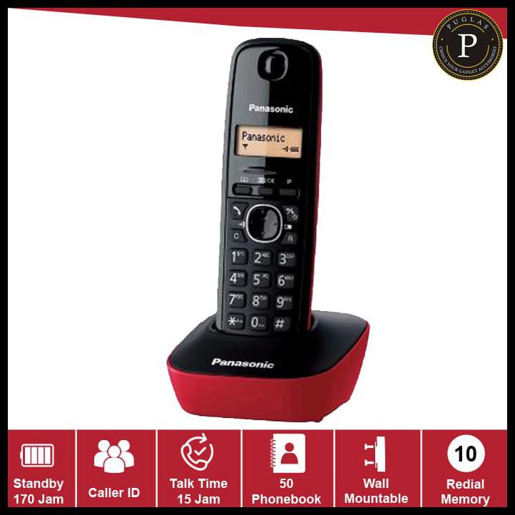 TELEPON CORDLESS PANASONIC KXTG1611 M | TELEPON RUMAH | TELEPON KANTOR