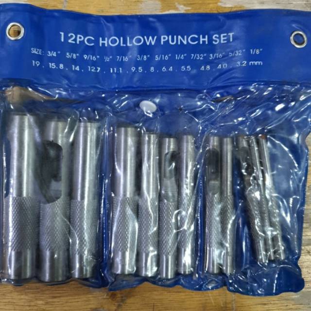 

MDN | hollow punch/plong gasket/alat pembolong set 12pcs