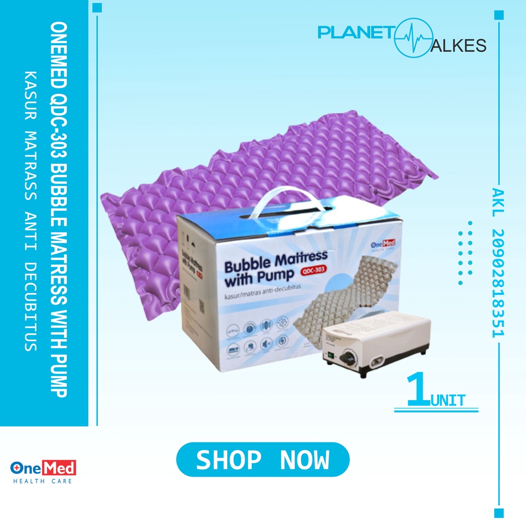 Kasur Angin Anti Decubitus OneMed Matras Dekubitus QDC-303 QDC 303 / ONEMED QDC-303 Bubble Mattress 