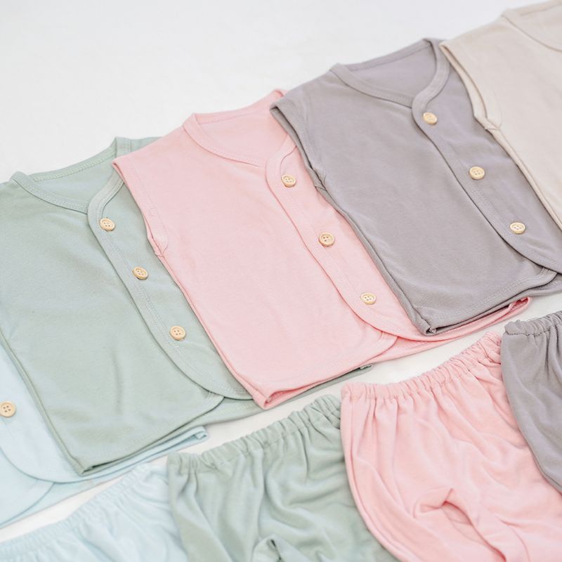 NICE KIDS - SLEEVELESS BABY SET - PIYAMA ANAK - SETELAN BAJU BAYI
