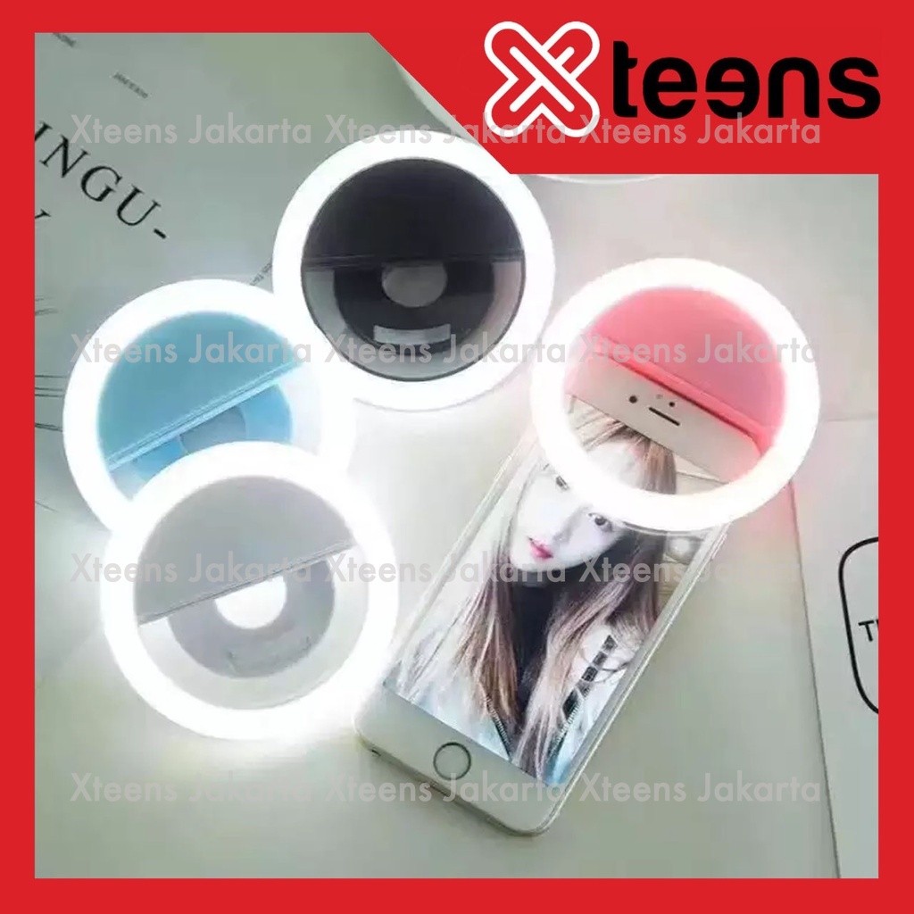 LAMPU LED LAMPU TEMPEL DI HP UNTUK SELFIE RING LIGHT SELFIE