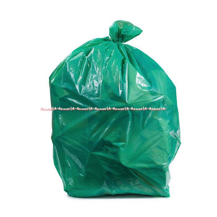 Kris Garbage Bags 80x100cm Kantong Sampah Besar 8pcs Pastik Sampah Ramah Lingkungan Go Green Krisbow Plastic Bag Green Warna Hijau Gabage