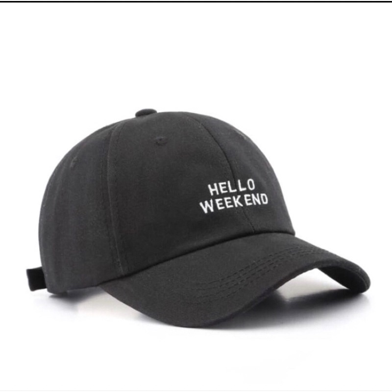 Topi baseball pria distro terlaris  boordir HELLO WEEKEND topi premium terbaru pria wanita