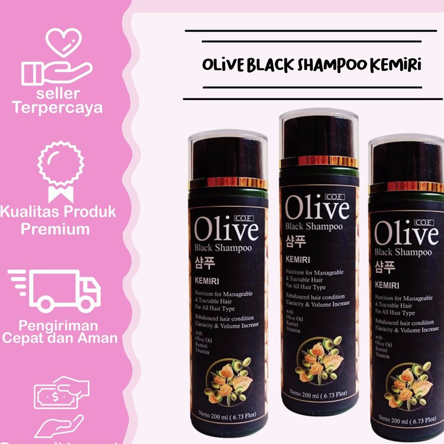 [ORI] SYB OLIVE SHAMPO Co.E Kemiri AMPUH Memperbaiki Rambut Rontok dan Lepek 100% ASLI  l BPOM