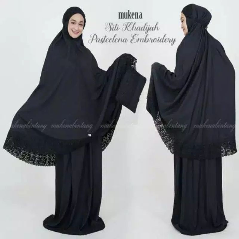 MUKENA SITI KHADIJAH WARNA + TAS