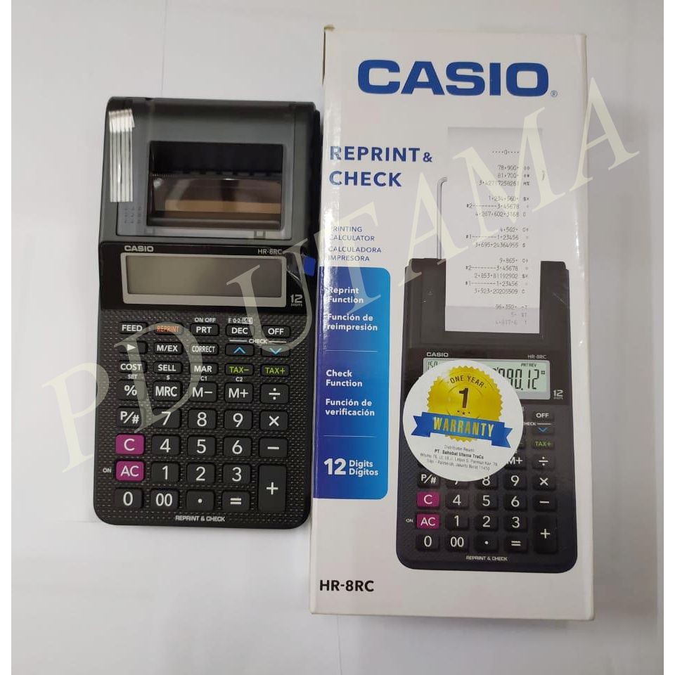 

KALKULATOR TELSRUK CASIO HR 8RC