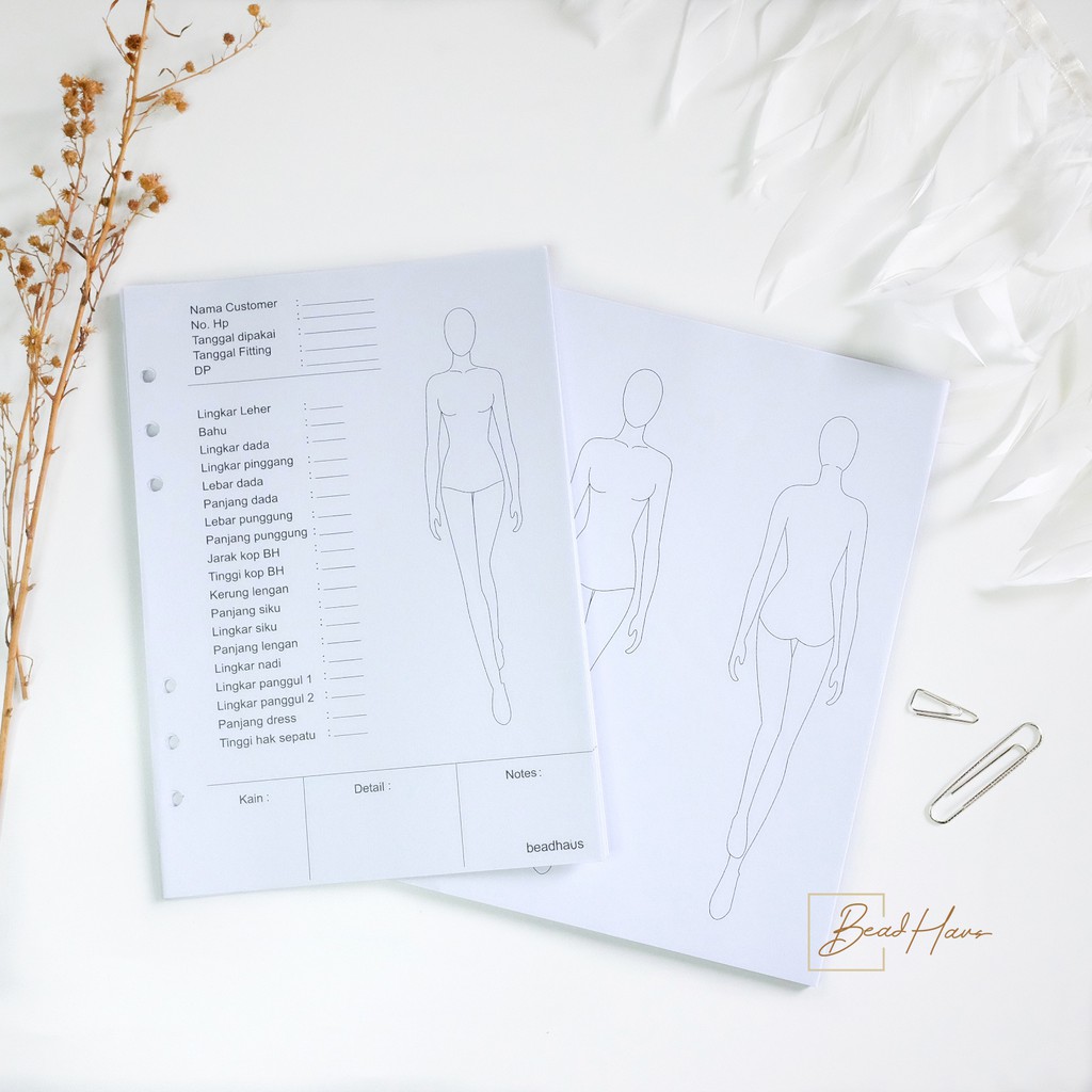 

Refill Binder Fashion Designer Organizer Planner
