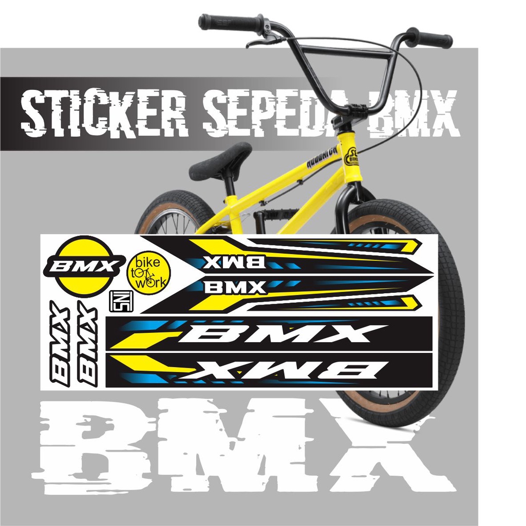 STICKER SEPEDA STRIPING VARIASI SEPEDA BMX / BMX VARIASI STICKER / BMX 02 08