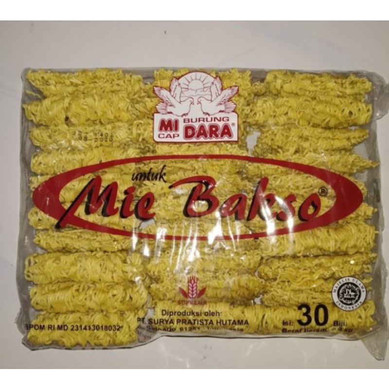 

Mie Burung Dara Baso isi 30's