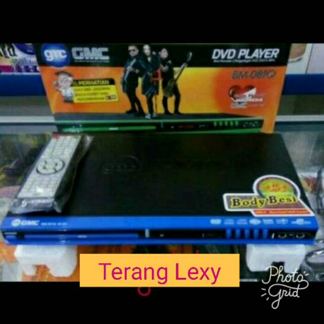 DVD GMC player MP4 bisa USB/CD/VCD/DVD